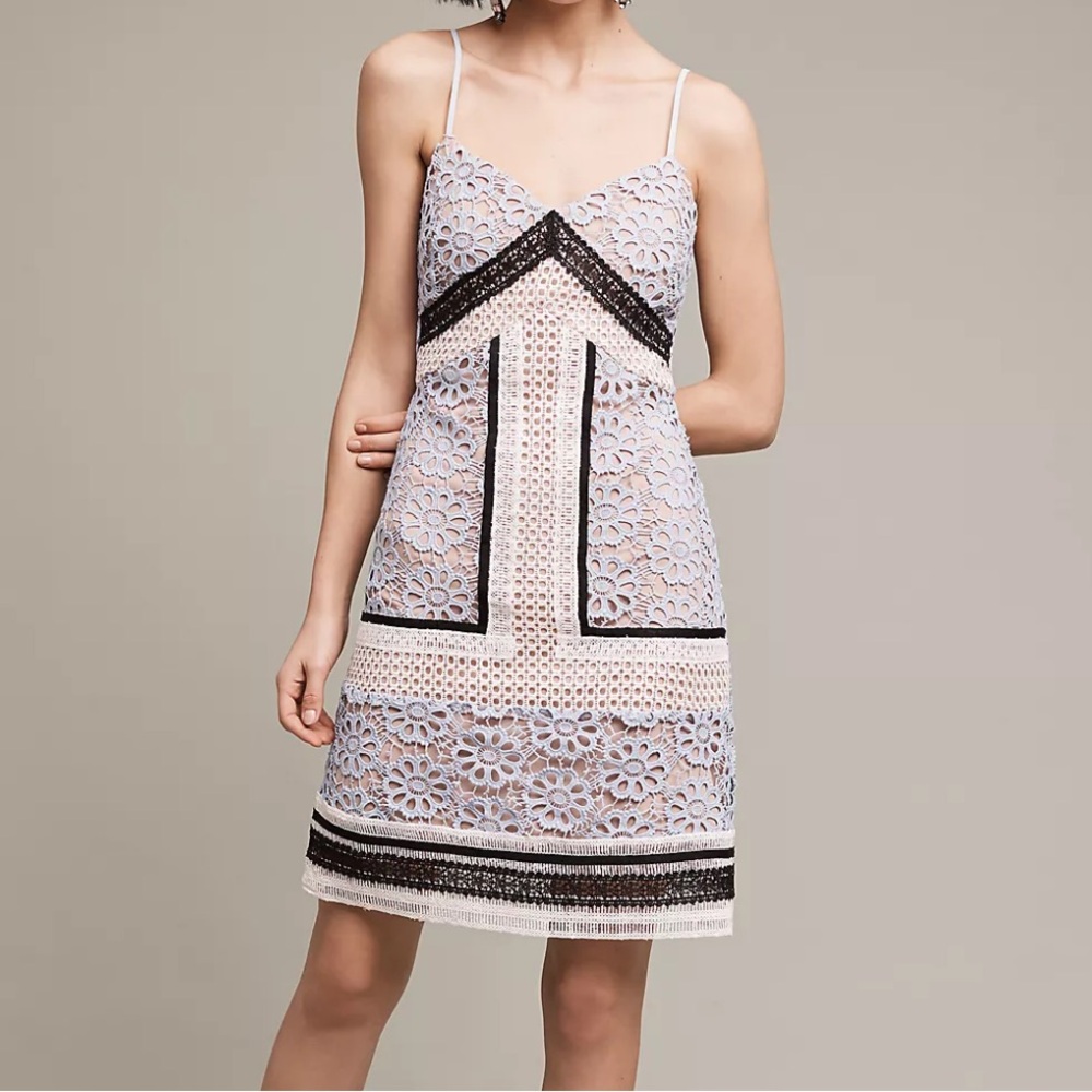 Moulinette Soeurs Anthropology Elegant Lace Dress